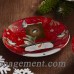 Precious Moments Snowman Hand Painted 6.25" Butter Plate FH2473